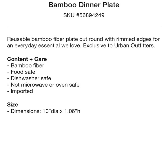 NWT 2  pink bamboo dinner plates pink - Picture 2 of 5